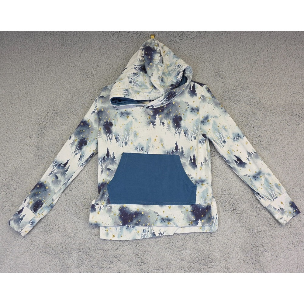 Dreamiere Hoodie Baby Toddlers 2T White All Over Print Cute Bamboo Stretch Soft
